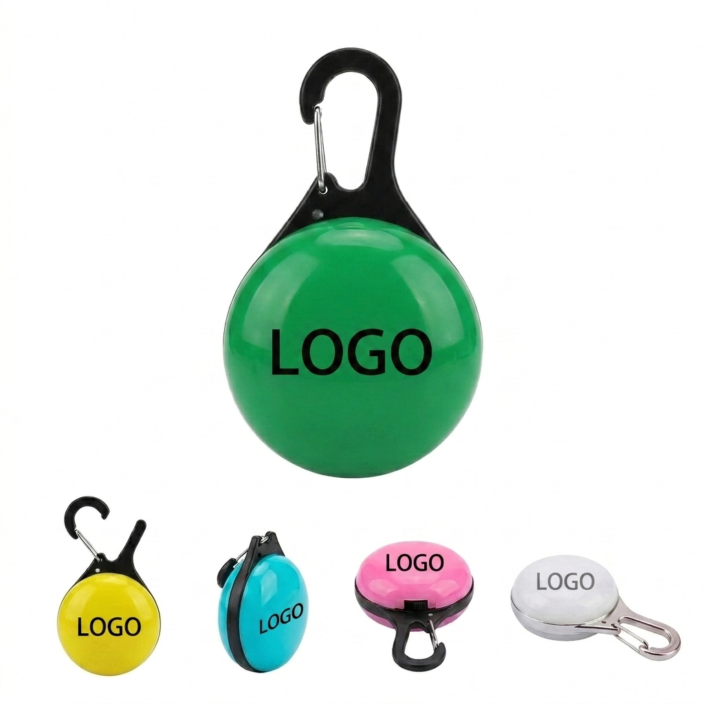 GlowGuard LED Pet Tag with Multi-Color Light Modes