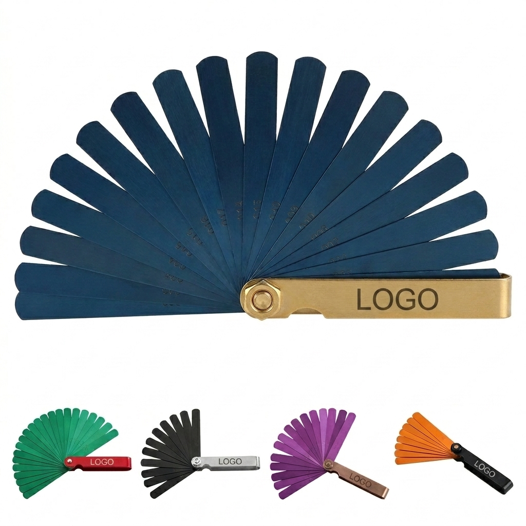 32 Blade Steel Feeler Gauge Set - Foldable for Easy Storage