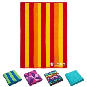 Lightweight Quick-Dry Promotional Beach Towel for Hotels and Summer Giveaways